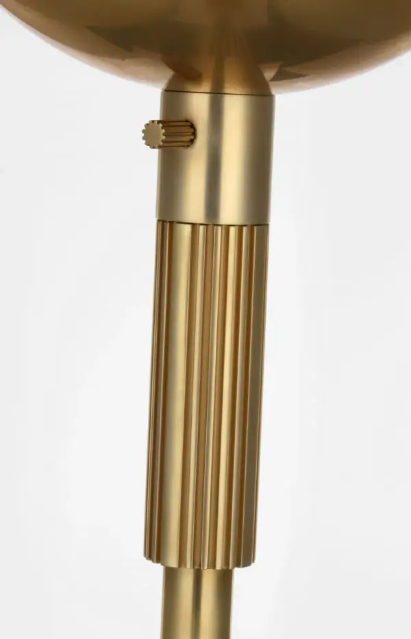 Elegant 70" Brass Torchiere Delivers Sophisticated Ambient Lighting - Image 5