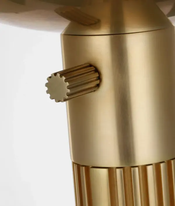 Elegant 70" Brass Torchiere Delivers Sophisticated Ambient Lighting - Image 7