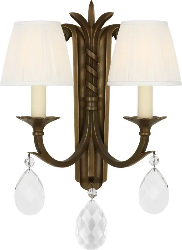 Delphine 19" Double Sconce