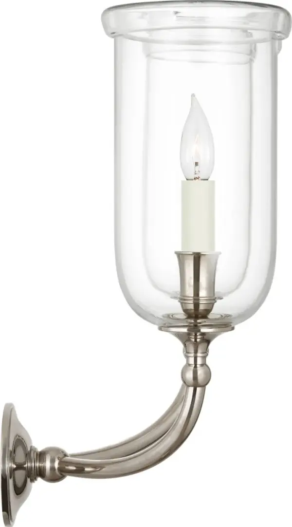 Embers 20" Double Hurricane Sconce in Butler's Silver - Image 5