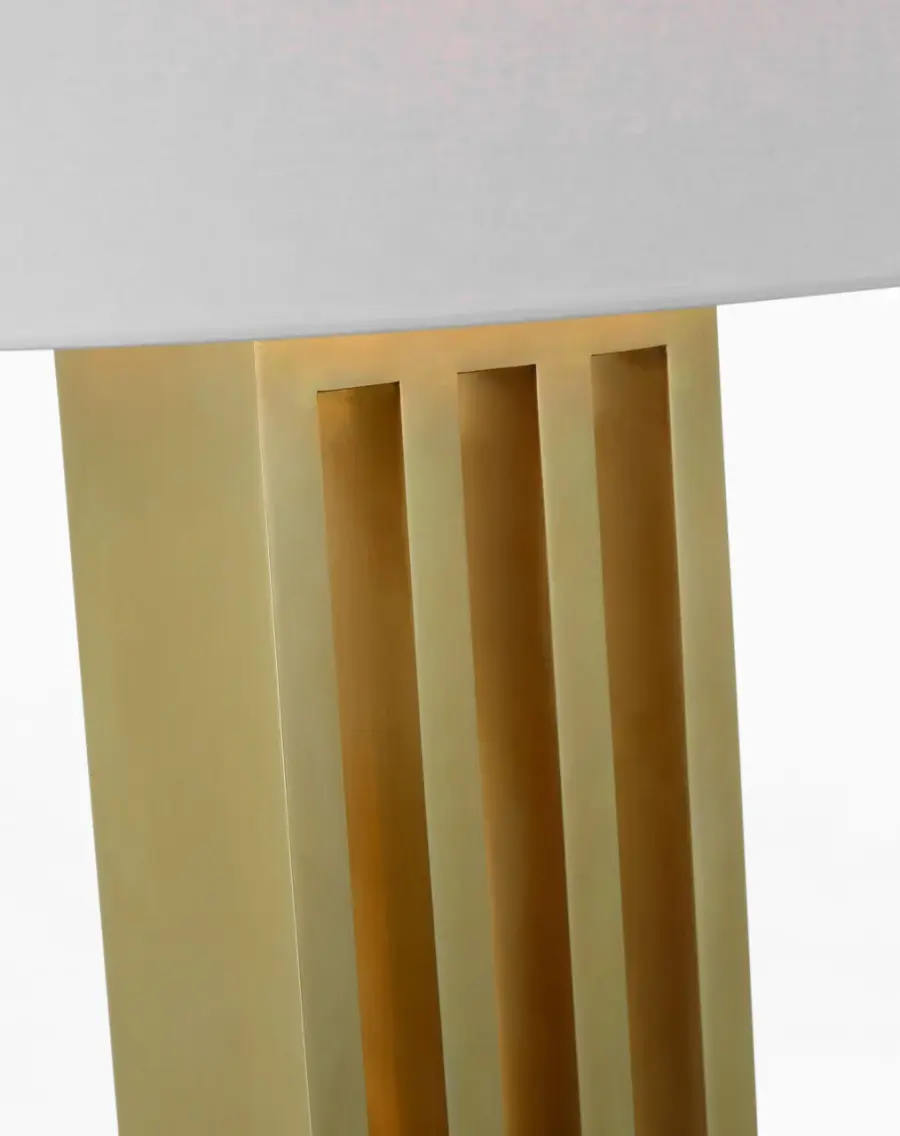 Elegant Brass Table Lamp with Timeless Transitional Appeal - Image 5