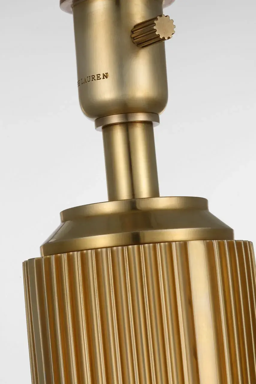 Elegant Brass Table Lamp with Timeless Transitional Appeal - Image 5