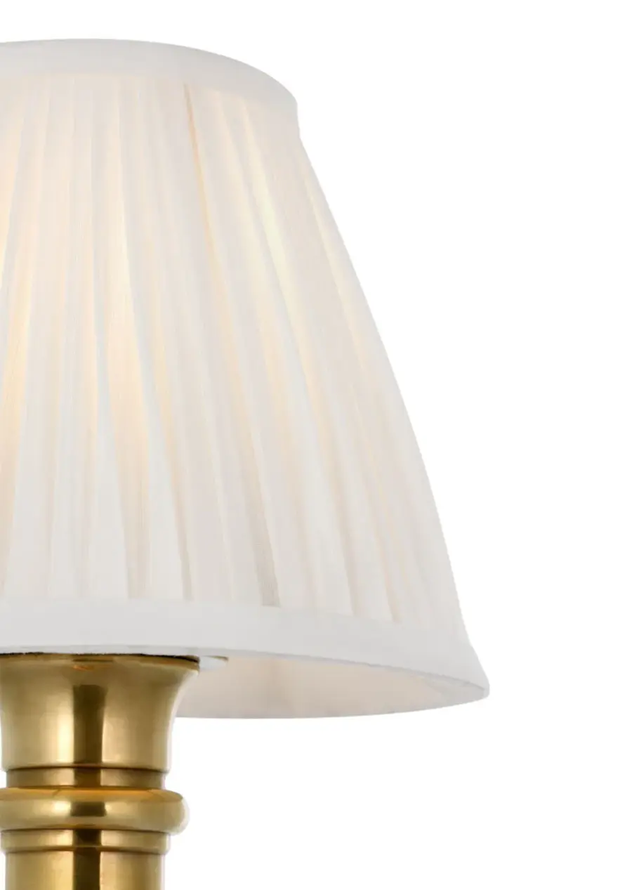 Thatcher 12" Cordless Accent Lamp in Natural Brass - Image 3