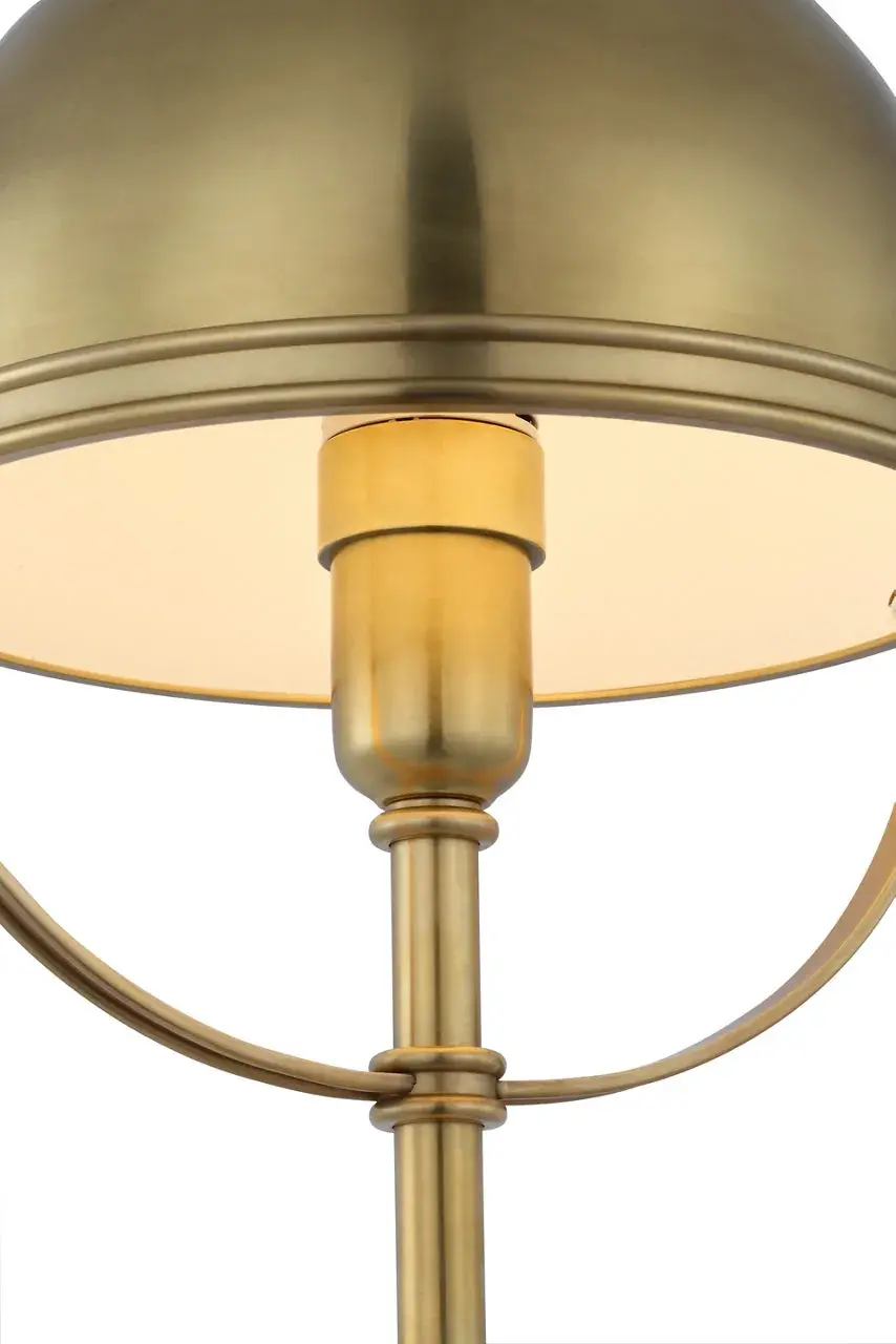 Carthage Cordless Desk Lamp in Natural Brass - Image 11