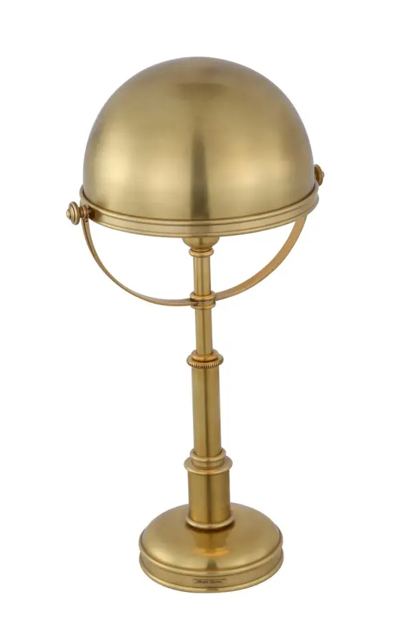 Carthage Cordless Desk Lamp in Natural Brass - Image 10