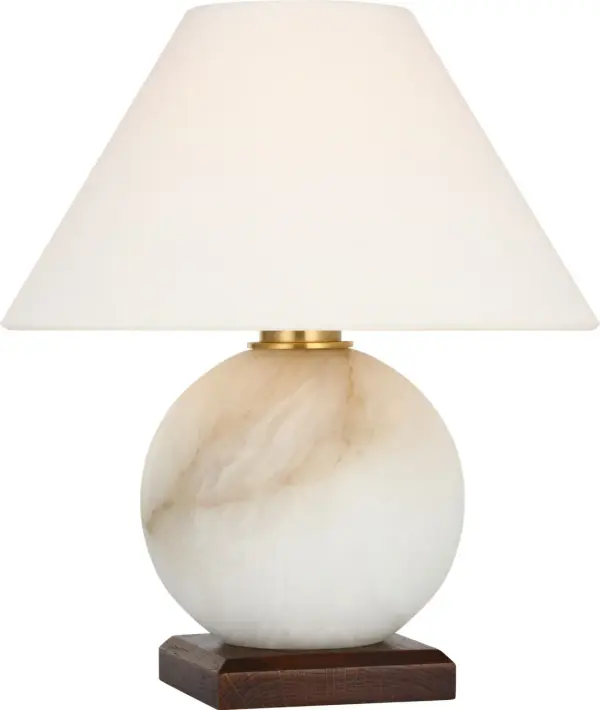 The Hardwick combines the timeless beauty of alabaster and natural rift oak with modern cordless technology. Perfect for creating ambient lighting without outlet constraints, this 12" lamp brings warmth and sophistication to any space.