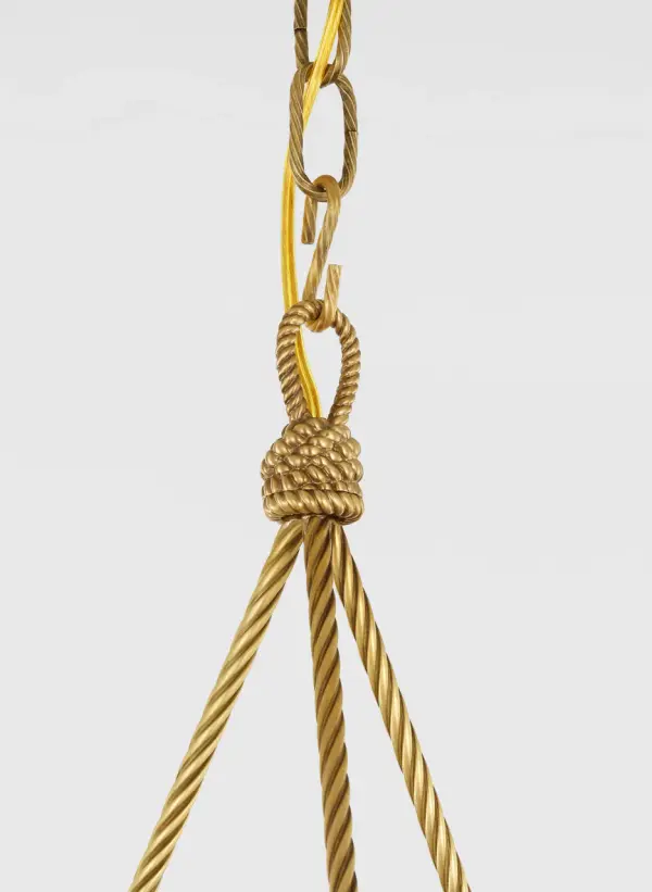 Elegant Bowl Chandelier with Warm Alabaster Glow - Image 3