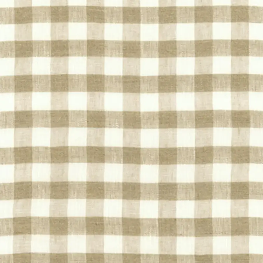 Schumacher Natural Sidney Check Soft Empire Shade - Image 2