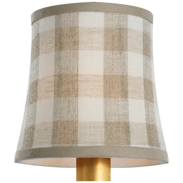 Schumacher Natural Sidney Check Soft Empire Shade - Image 3