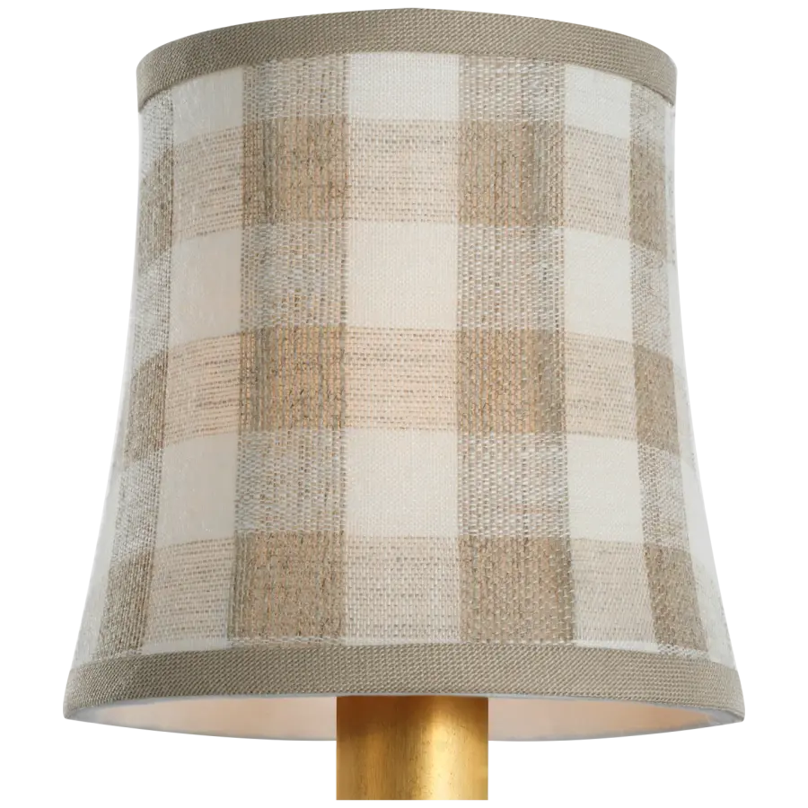 Schumacher Natural Sidney Check Soft Empire Shade - Image 5