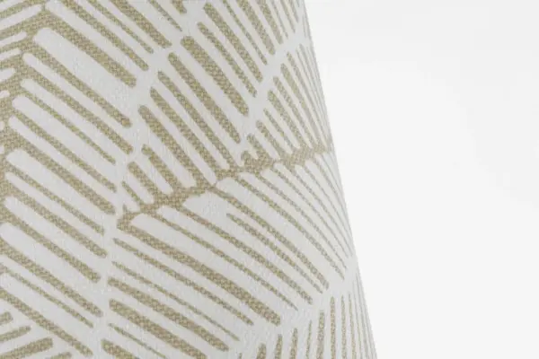 Schumacher 5" Taupe Abstract Leaf Empire Shade - Image 6