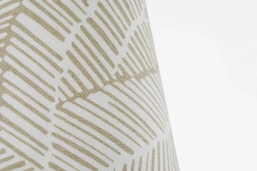 Schumacher 5" Taupe Abstract Leaf Empire Shade - Image 6