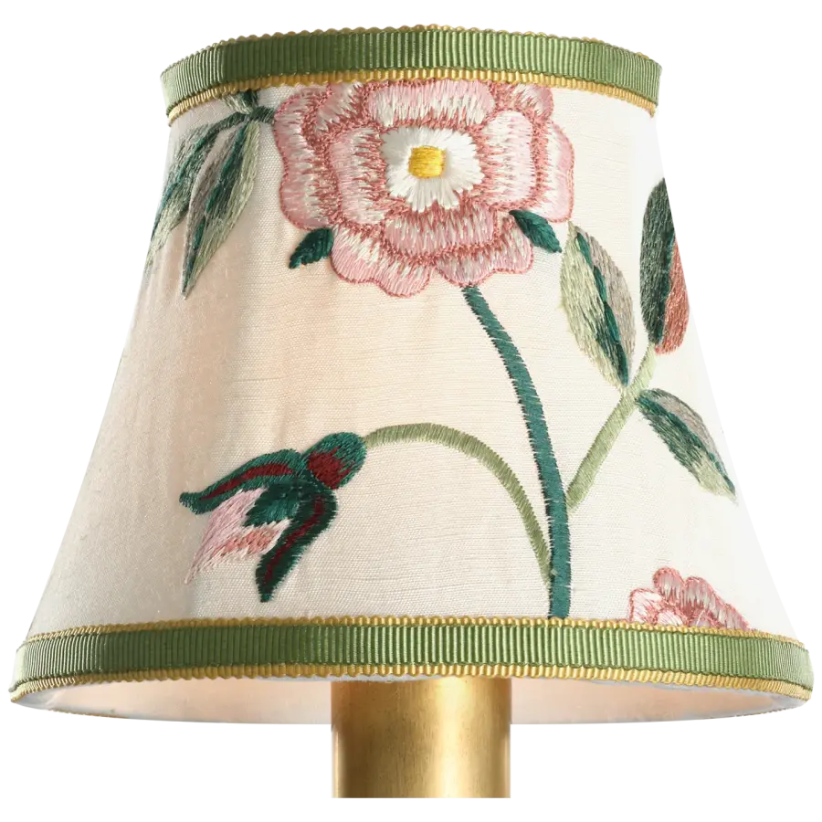Schumacher 5" Royal Silk Bell Empire Shade - Image 1