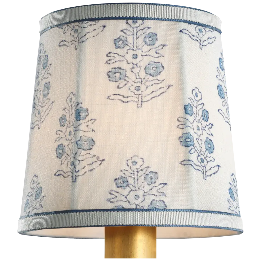 Schumacher 5" Blue Aditi Soft Empire Shade - Image 3