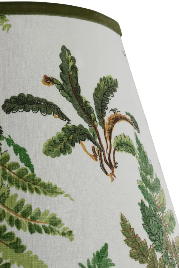 Schumacher 16" Document Les Fougères Empire Shade with Trim - Image 3
