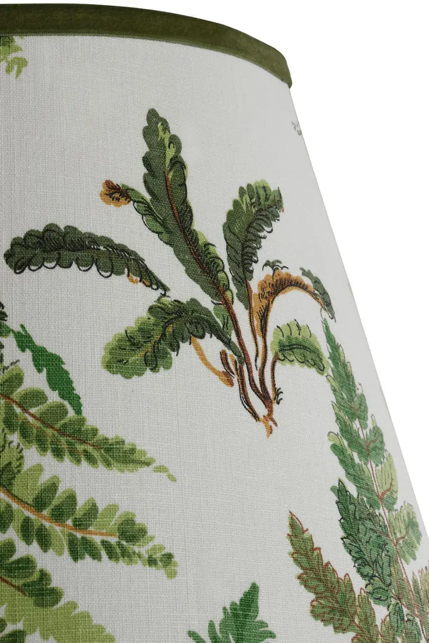 Schumacher 16" Document Les Fougères Empire Shade with Trim - Image 3