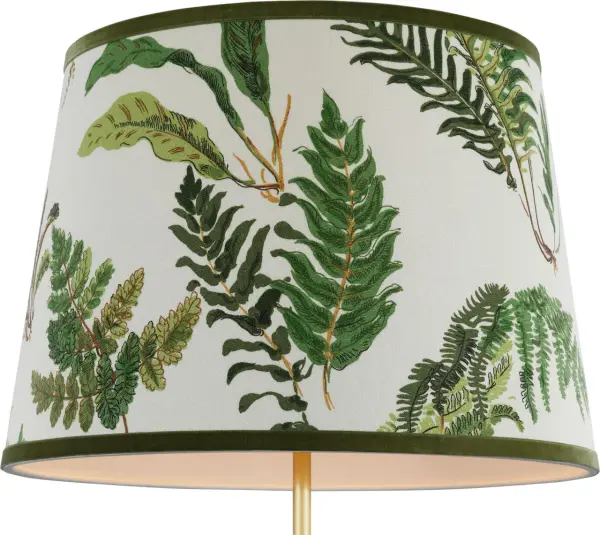 Schumacher 16" Document Les Fougères Empire Shade with Trim - Image 4