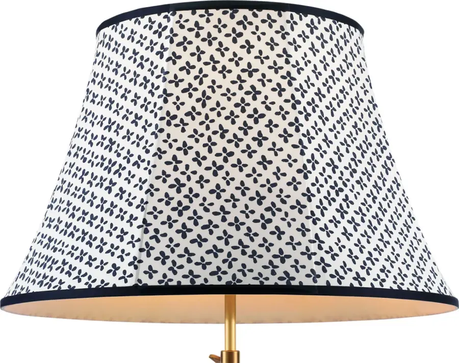 Schumacher 20" Blue Emerson Soft Empire Shade - Image 1