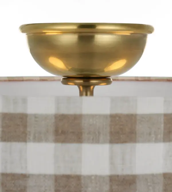 Cheever 15" Flush Mount in Hand-Rubbed Antique Brass - Image 4
