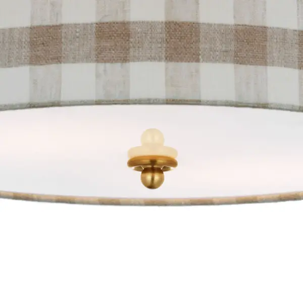 Cheever 15" Flush Mount in Hand-Rubbed Antique Brass - Image 5