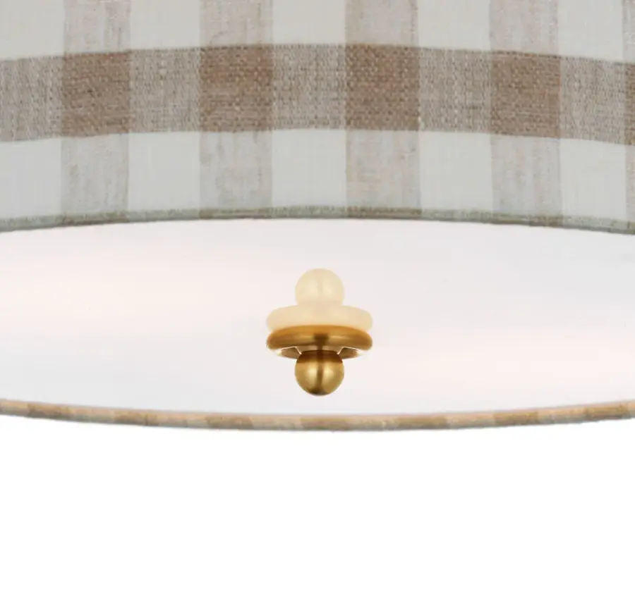 Cheever 15" Flush Mount in Hand-Rubbed Antique Brass - Image 5