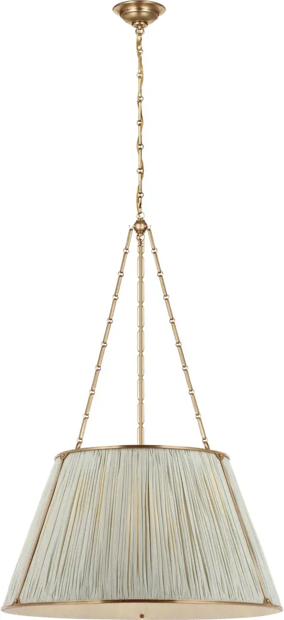 Allister 29" Hanging Shade in Hand-Rubbed Antique Brass - Image 1