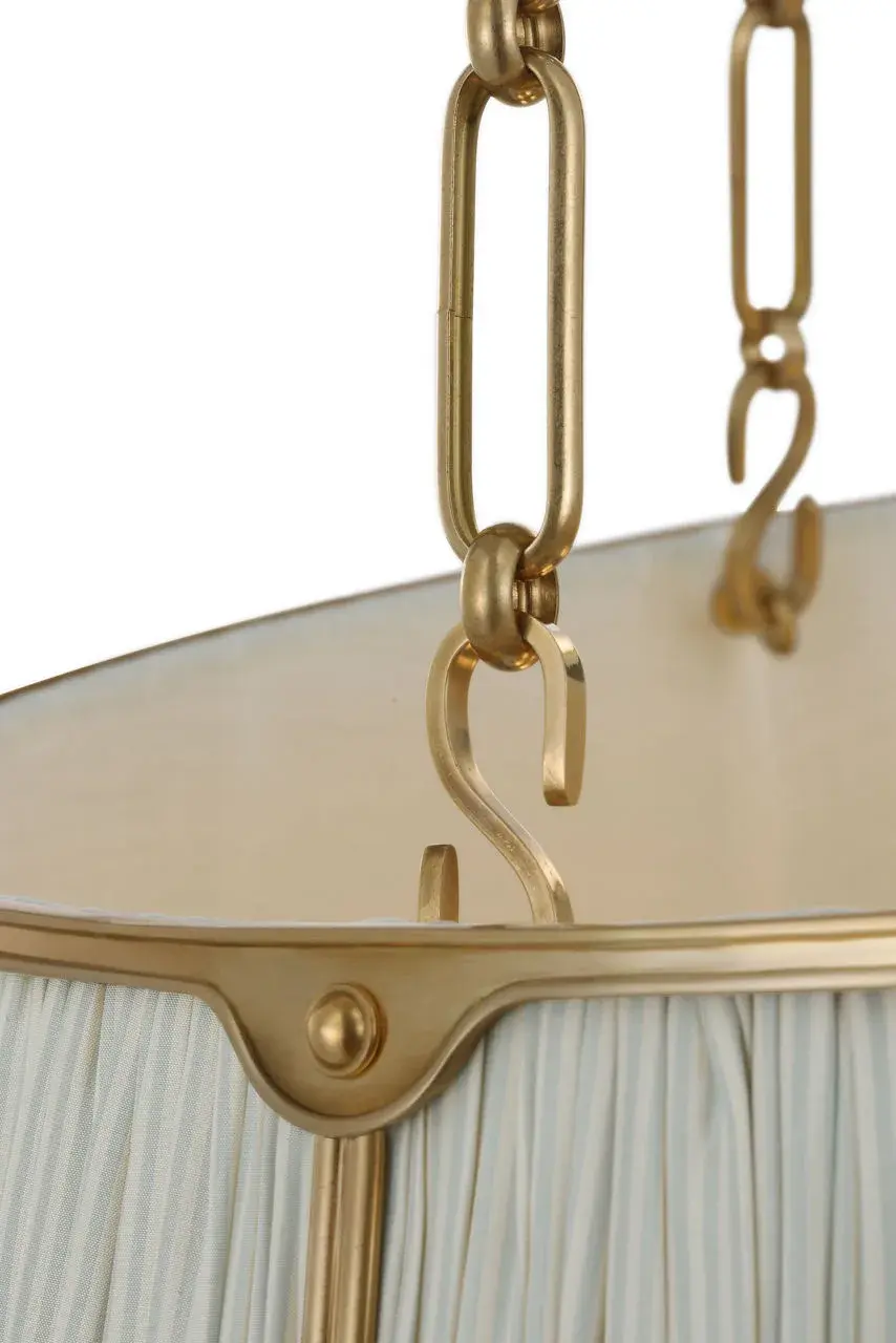 Allister 29" Hanging Shade in Hand-Rubbed Antique Brass - Image 3