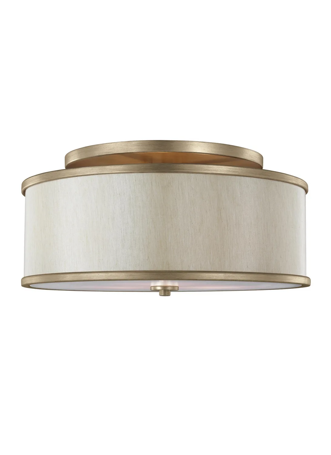 Lennon Three Light Semi-Flush Mount in Sunset Gold