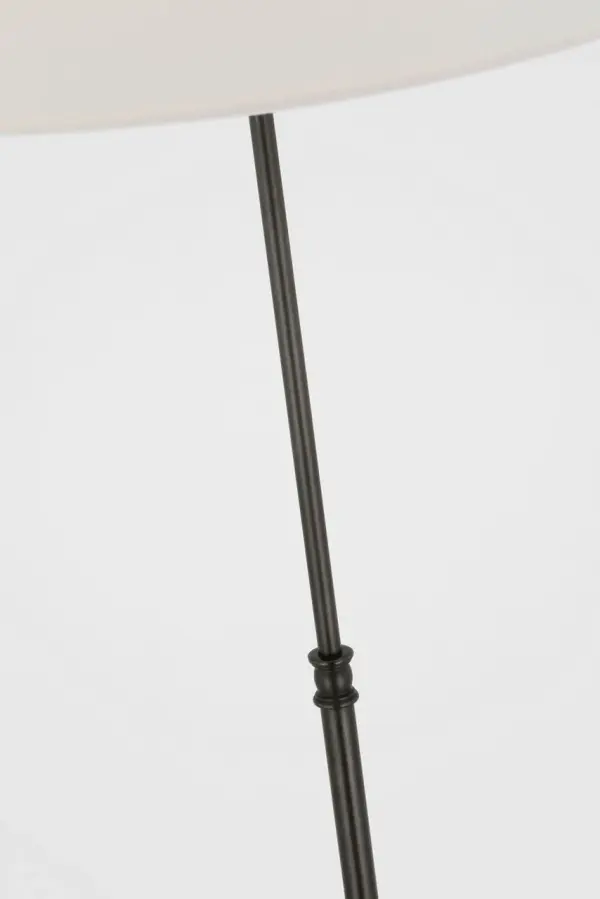Wyatt 52" Floor Lamp in Bronze with Linen Shade - Image 3