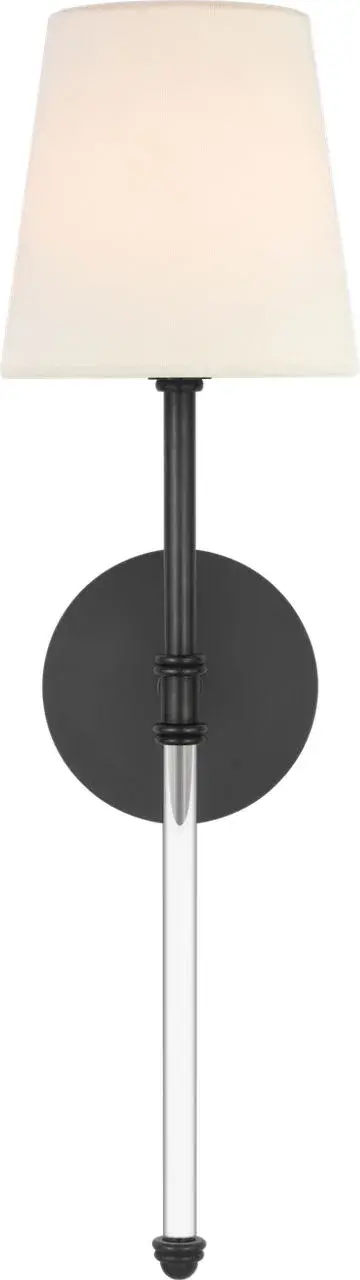 The Camille cordless sconce combines traditional elegance with modern convenience. Its 20-inch profile and warm bronze finish pair beautifully with a soft linen shade, creating ambient lighting without hardwiring.