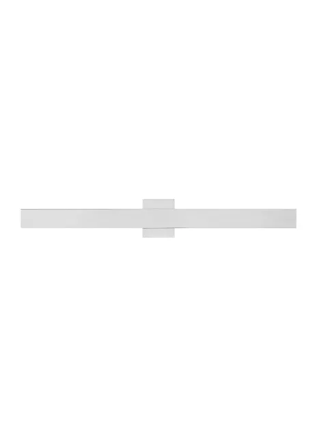 Bau 36" LED Bath Vanity Light in Polished Nickel