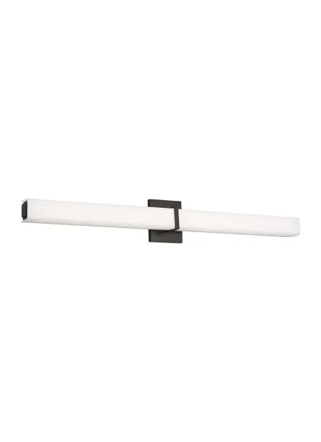 Milan LED Bath Vanity Light in Dark Bronze