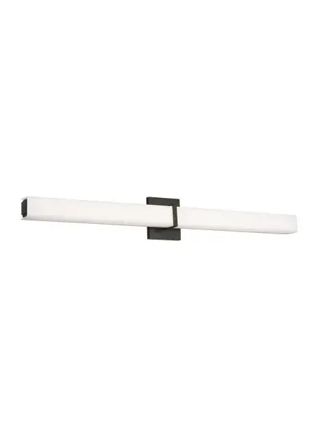 Milan LED Bath Vanity Light in Dark Bronze