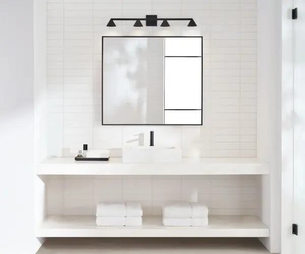 Architectural 36" Vanity Light with Industrial Elegance - Image 2