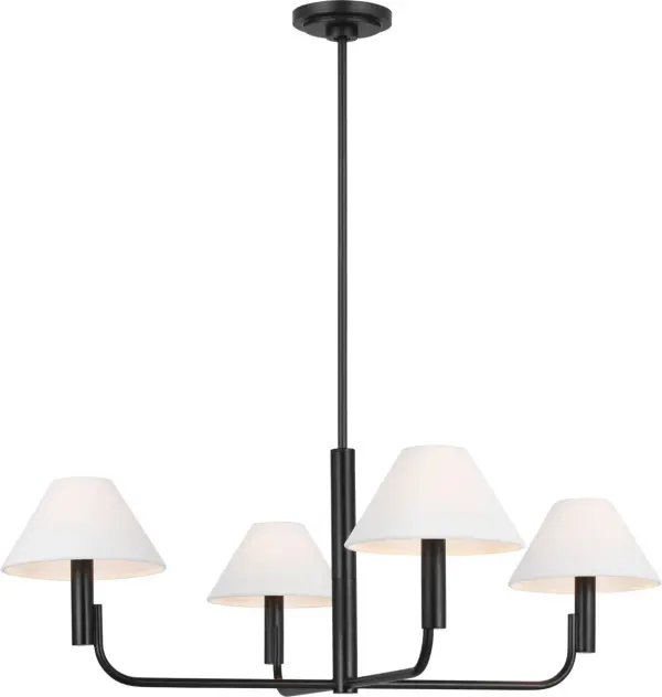 Colfax Medium Chandelier in Aged Iron - Image 2