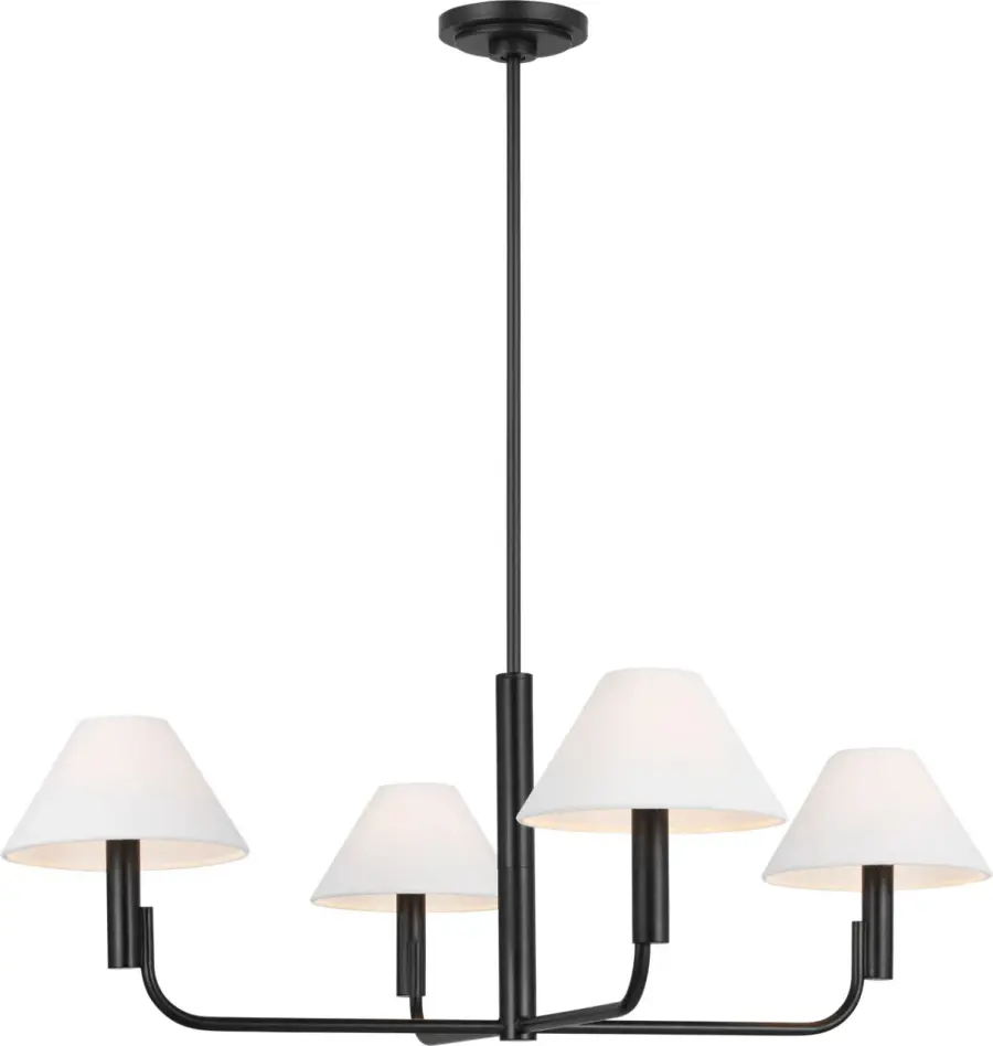 Colfax Medium Chandelier in Aged Iron - Image 2