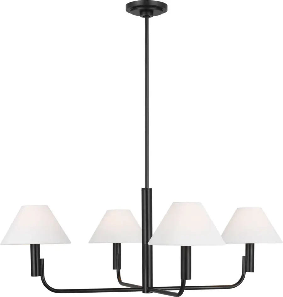Colfax Medium Chandelier in Aged Iron - Image 4