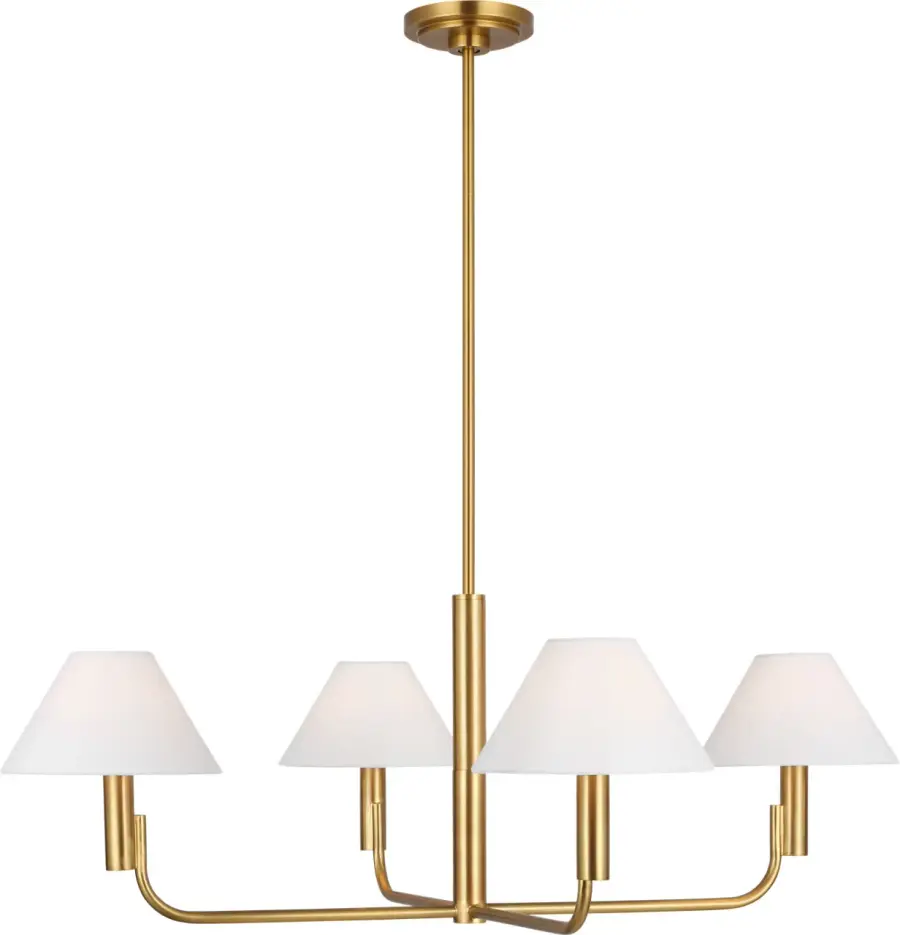 Colfax Medium Chandelier in Burnished Brass - Image 2