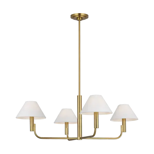 Colfax Medium Chandelier in Burnished Brass - Image 3