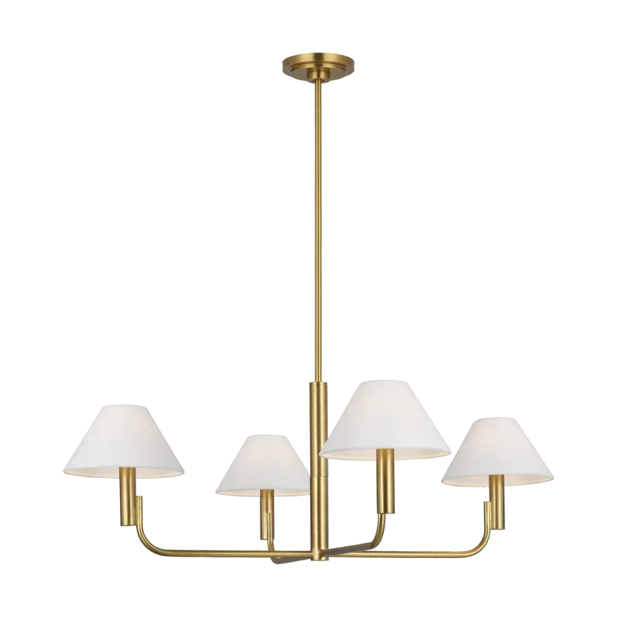 Colfax Medium Chandelier in Burnished Brass - Image 3