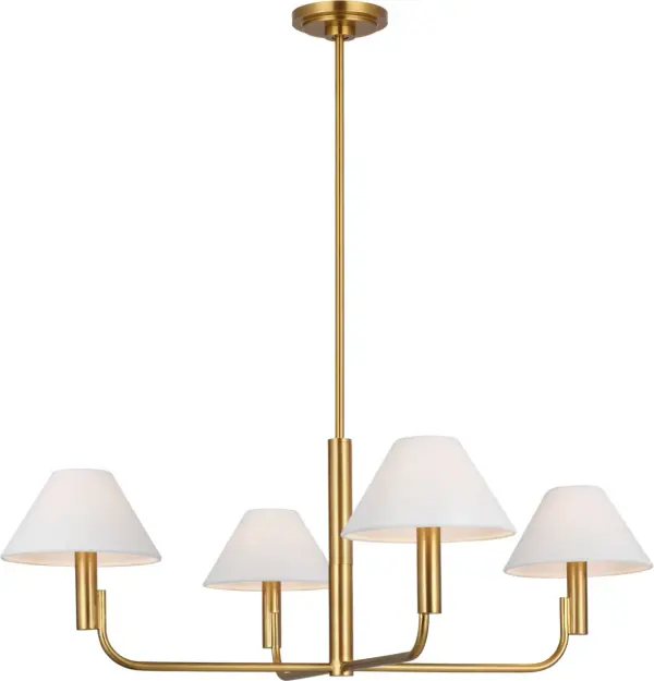 Colfax Medium Chandelier in Burnished Brass - Image 4