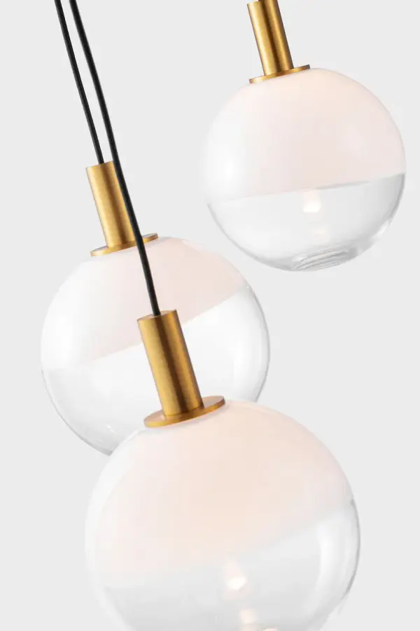 Torian Extra Large Chandelier in Burnished Brass - Image 6