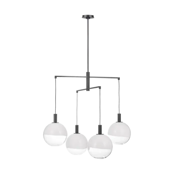 Torian Large Chandelier in Aged Iron - Image 1
