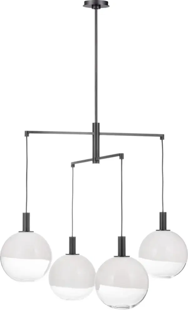 Torian Large Chandelier in Aged Iron - Image 2