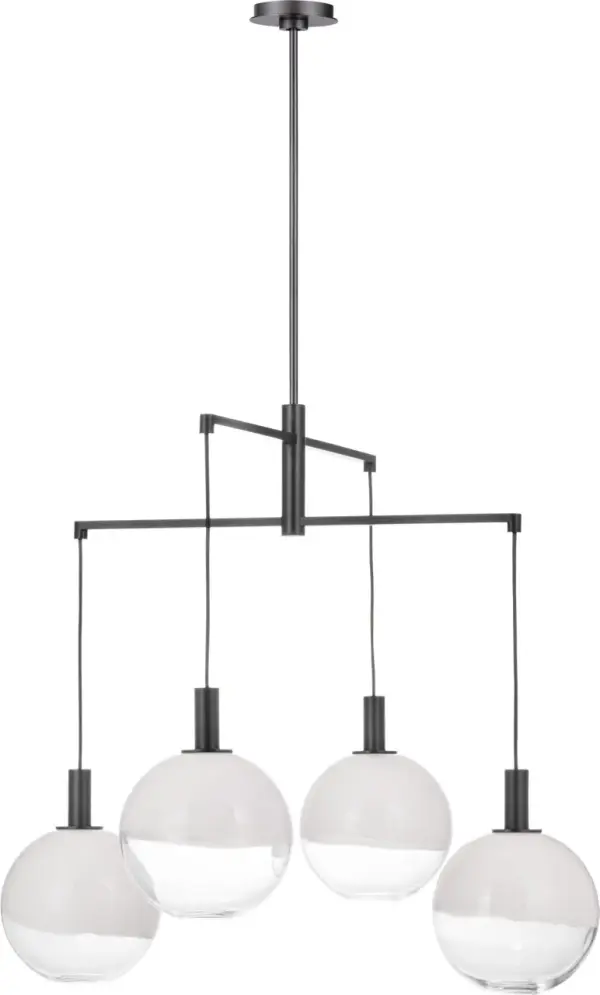 Torian Large Chandelier in Aged Iron - Image 3