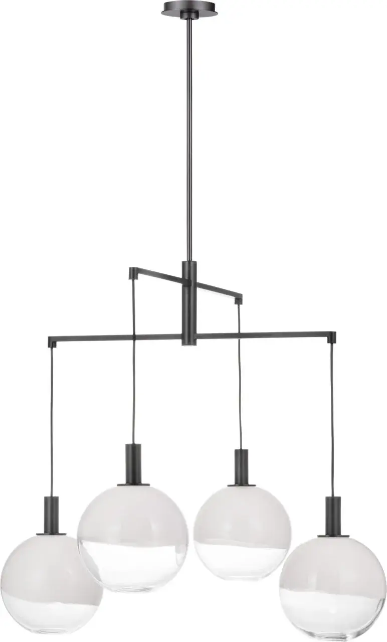 Torian Large Chandelier in Aged Iron - Image 3