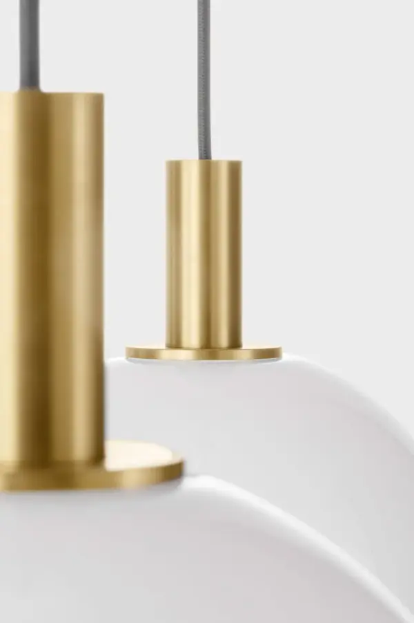 Torian Large Chandelier in Burnished Brass - Image 4