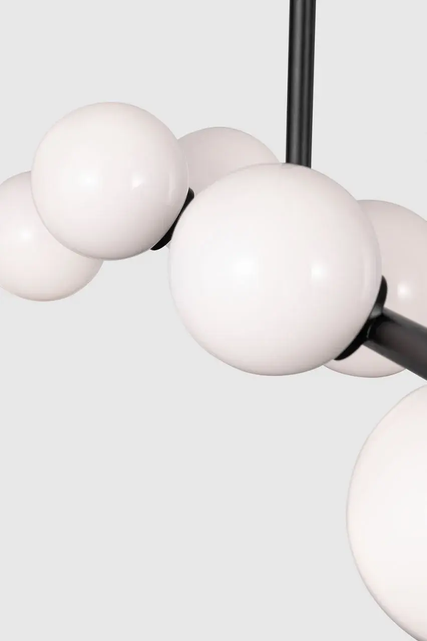 Altair Large Linear Chandelier in Aged Iron - Image 5