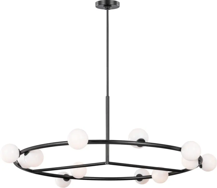 Altair Extra Large Chandelier in Aged Iron - Image 2