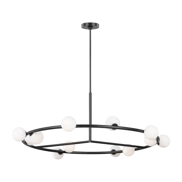 Altair Extra Large Chandelier in Aged Iron - Image 4